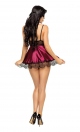 Eve chemise with mask purple