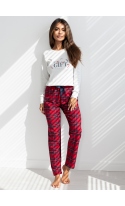 Piżama Sensis Maribel Interlock/Flanela dł/r S-XL