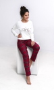 Piżama Sensis Maribel Interlock/Flanela dł/r S-XL