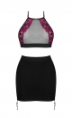 Komplet Obsessive Rosenty Top & Skirt
