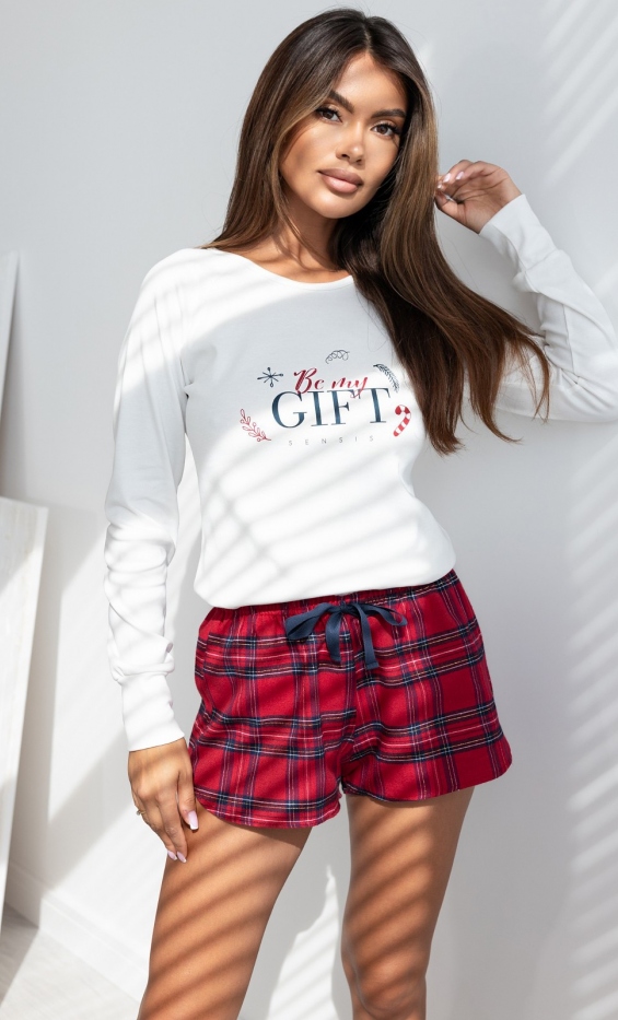Piżama Sensis Leta Interlock/Flanela dł/r S-XL