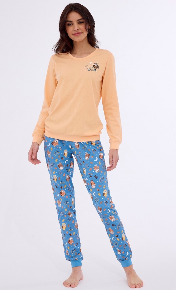 Piżama Cornette 467/373 Owls dł/r S-2XL