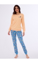 Piżama Cornette 467/373 Owls dł/r S-2XL
