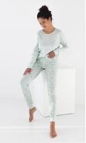 Piżama Sensis Olive Interlock dł/r S-XL