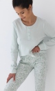 Piżama Sensis Olive Interlock dł/r S-XL