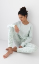Piżama Sensis Olive Interlock dł/r S-XL