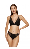 Eclipse biustonosz push-up czarny