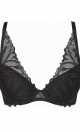 Eclipse biustonosz push-up czarny