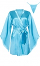 Samira peignoir turquoise