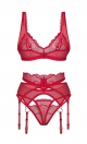 Komplet Obsessive Cupide Desir Set 3 S-3XL