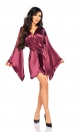 Samira peignoir burgundy