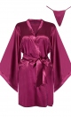 Samira peignoir burgundy