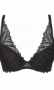 Eclipse biustonosz push-up czarny