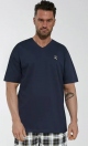 Piżama Cornette 326/181 Nature kr/r 3XL-5XL męska