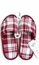 Kapcie Xandra Burgundowe K13