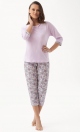 Piżama Luna 343 3/4 3XL damska